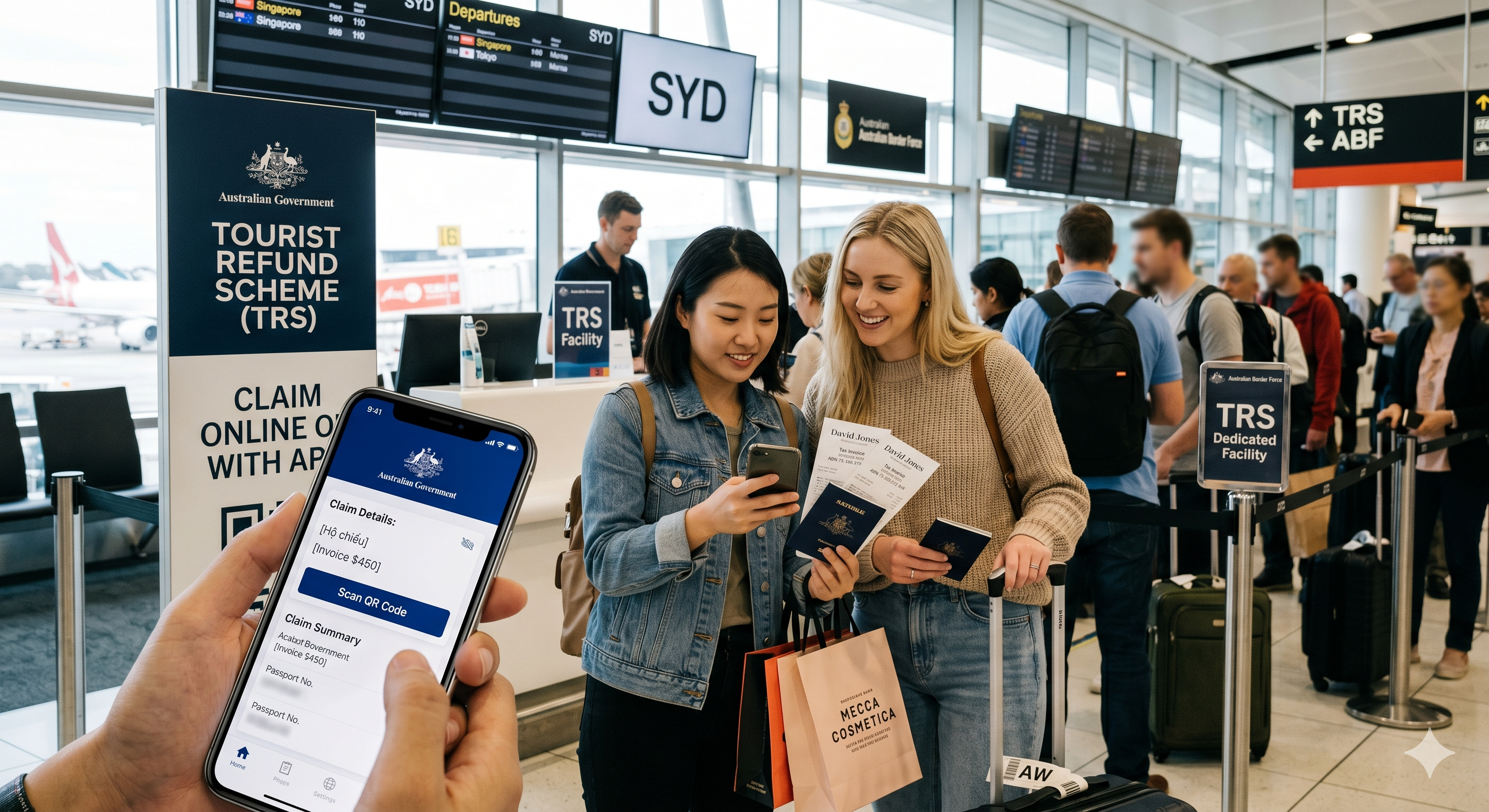 🇦🇺 Cẩm Nang Hoàn Thuế TRS Tại Úc 2026: Bí Kíp Lấy Lại 10% Tiền Mua Sắm