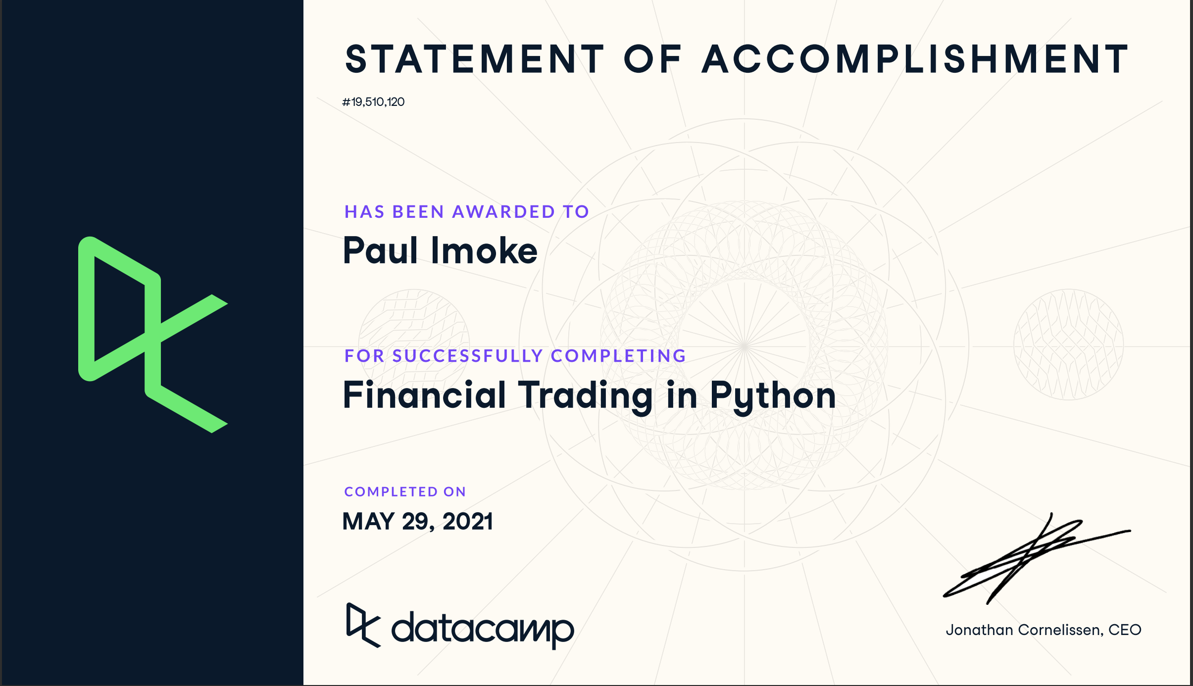 Financial Trading in Python