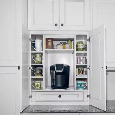 fusion blanc warm kitchen organizer cabinet