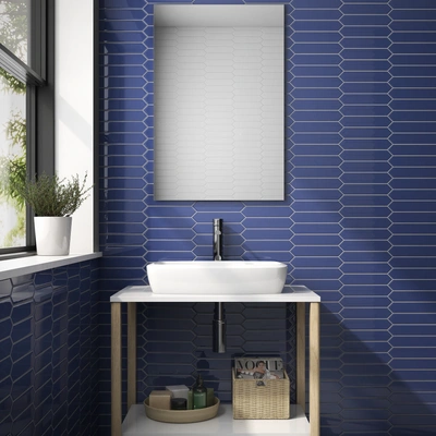 block picket azul
