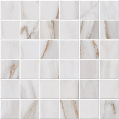 calacata gold mosaic 33x33 rgb