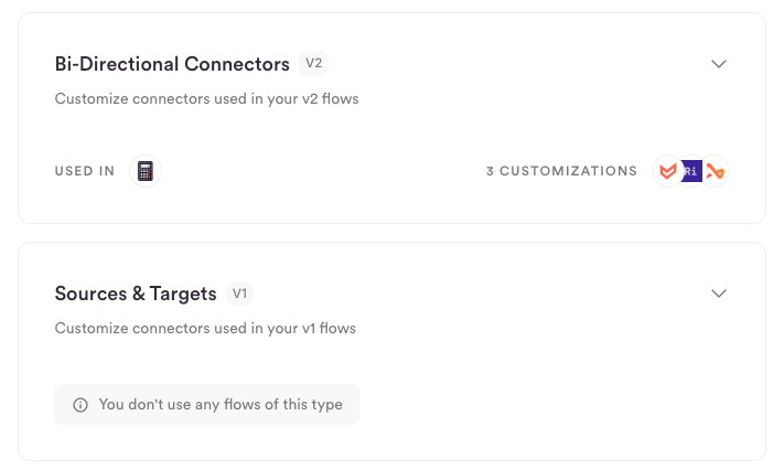 Customize Connectors UI