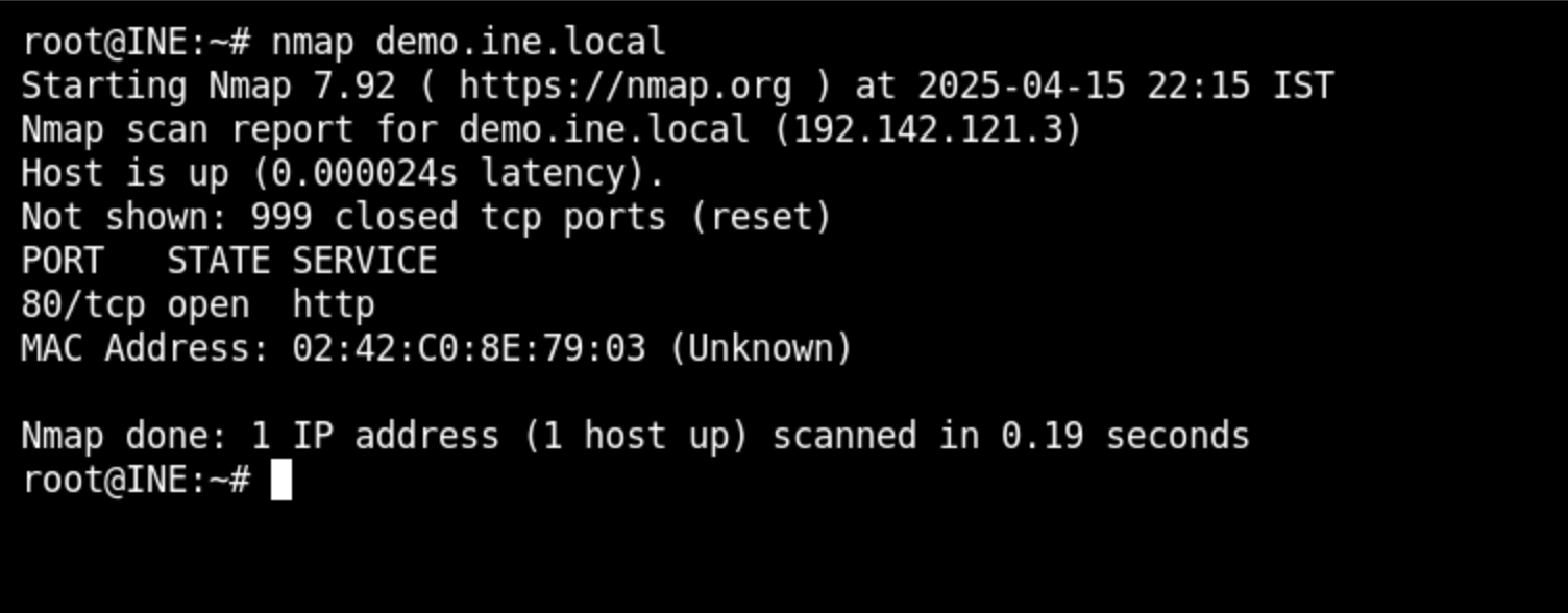 Nmap Scan Results