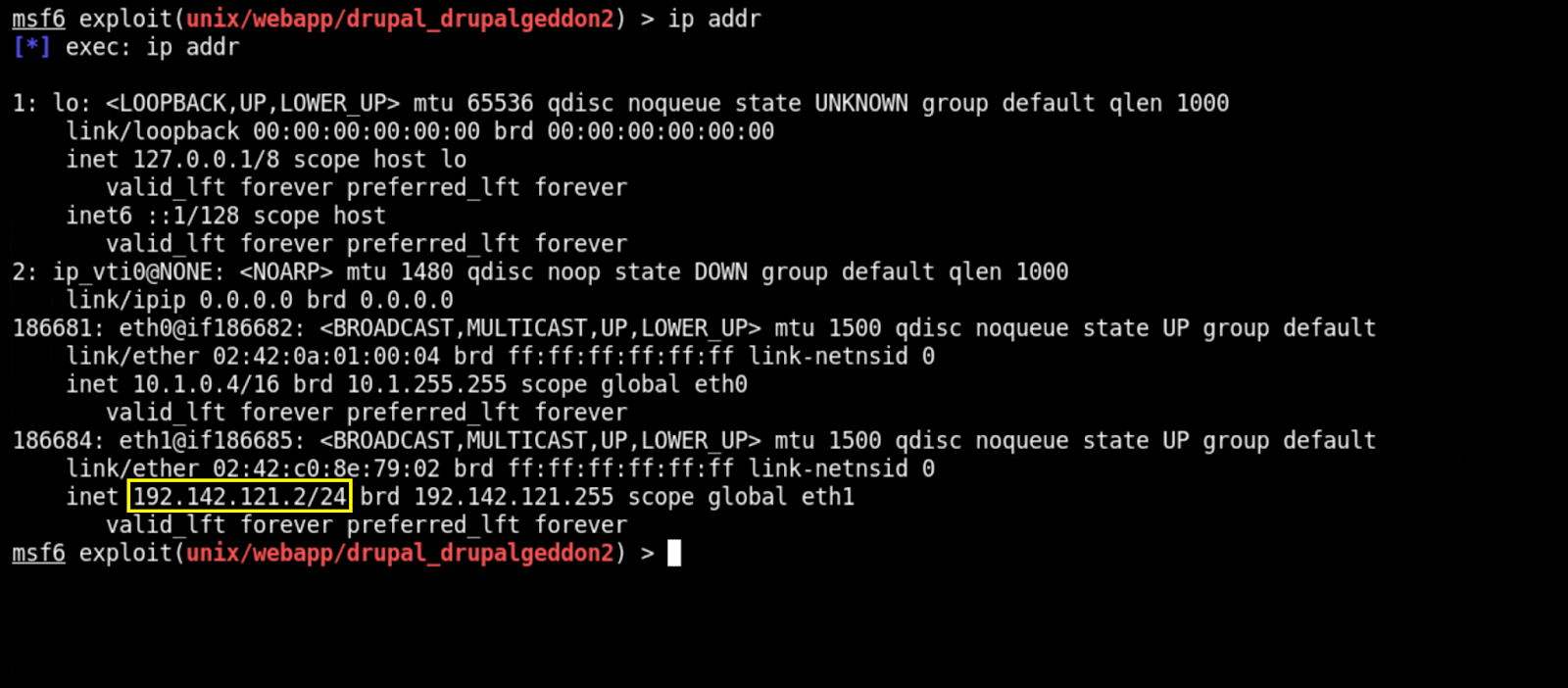 Attacker's IP Address
