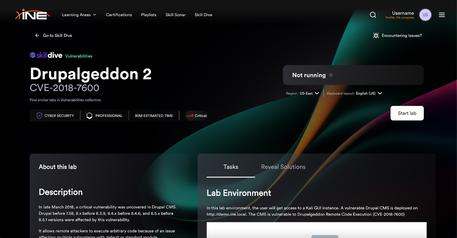 Drupalgeddon2 Lab Demo