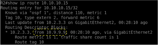 Router ID is 10.9.9.9