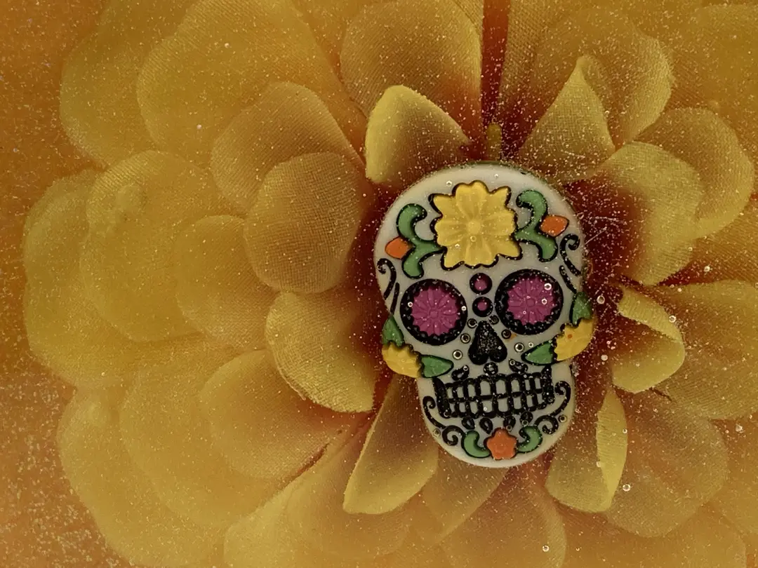 Yellow Flower Paper Weight