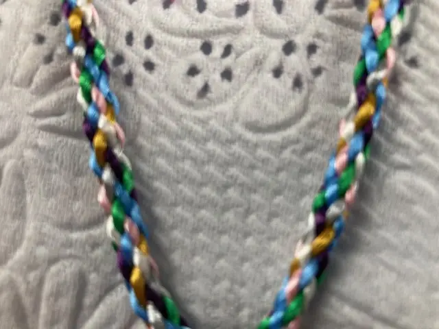 Blue-green Flower Pendant with Artist Palatte