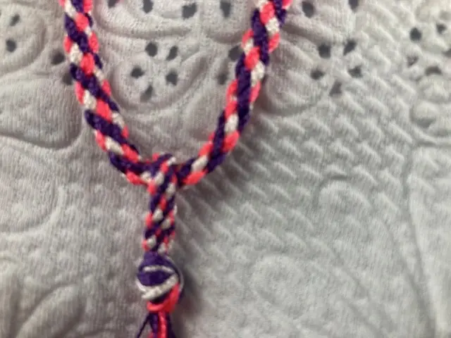 Pink and Purple Bead Cascade