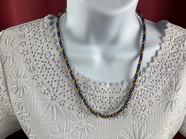 Blue, Gold and Green Cord