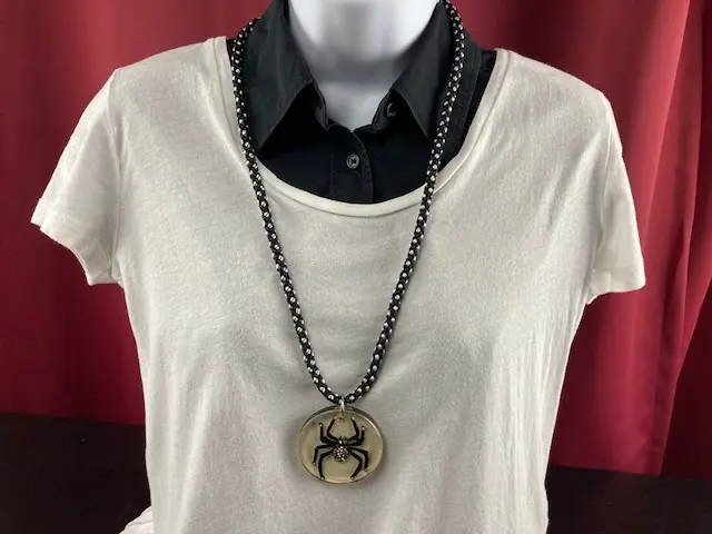 Spider Pendant with Sparkle