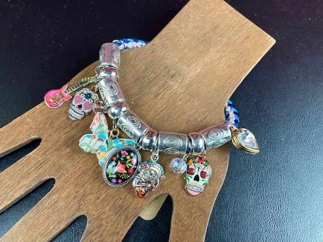 Charm Bracelet for Day of the Dead