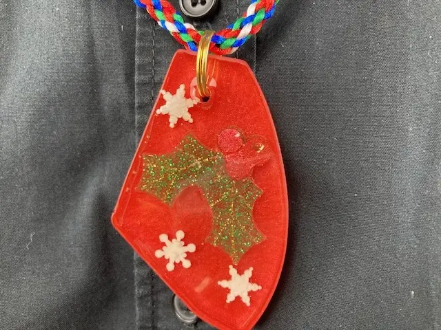 Holly Leaves and Snowflakes