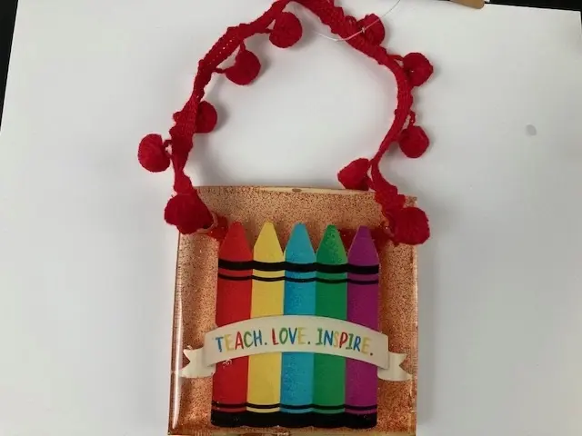Hanging Plaque "TEACH.LOVE.INSPIRE."