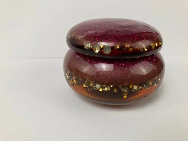 Small Magenta Jar