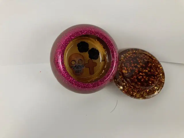 Small Magenta Jar
