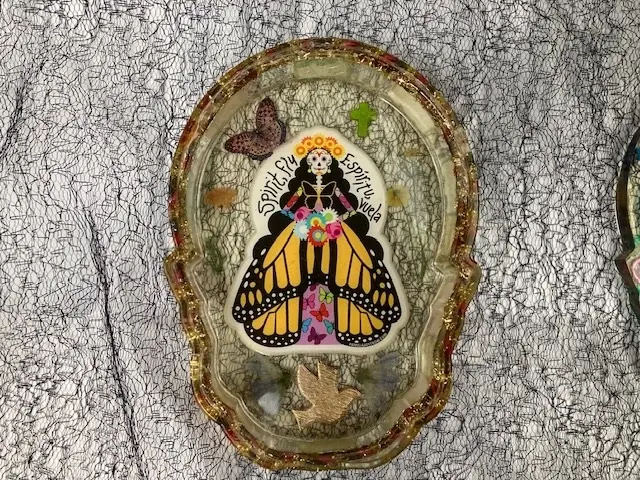 Spirit Fly Clear Sugar Skull Box