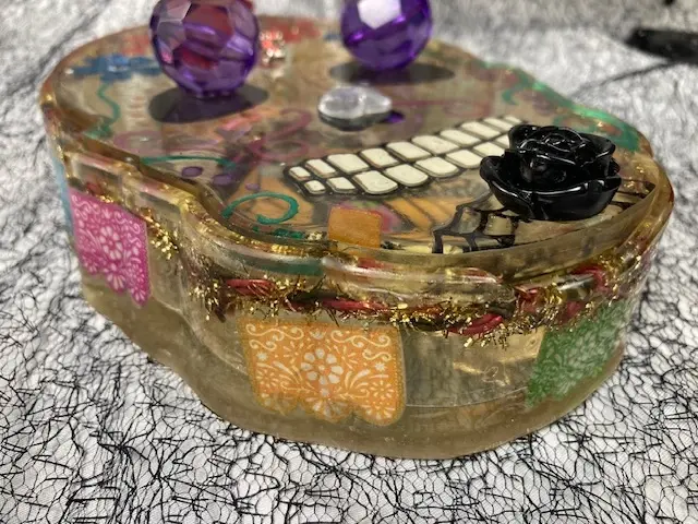 Spirit Fly Clear Sugar Skull Box