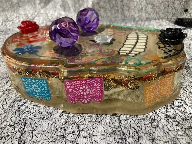 Spirit Fly Clear Sugar Skull Box