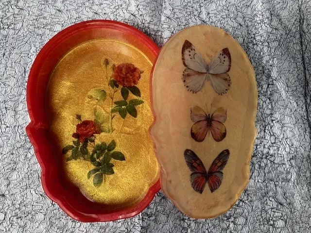 Red Rose Sugar Skull Box