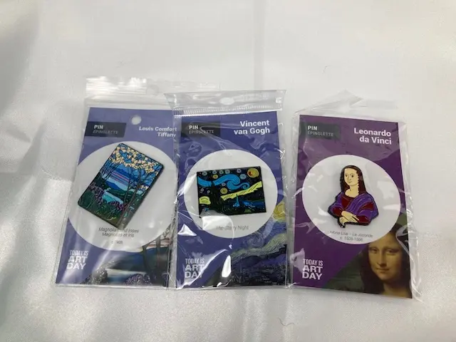 Art Theme Pins