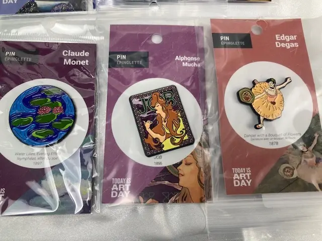 Art Theme Pins
