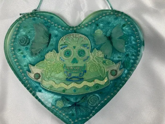Heart Shaped Dreamy Sugar Skull