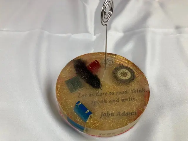 Quote of John Adams Memo Holder 