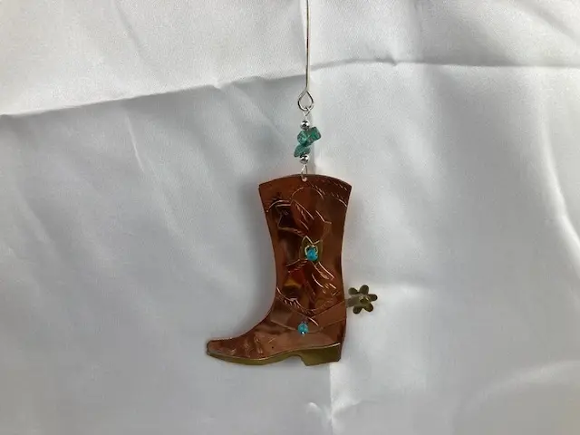 Hanging Western Boot