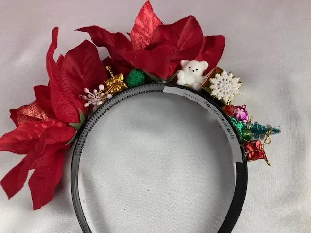 Small Flower Crown with Teddy Bear