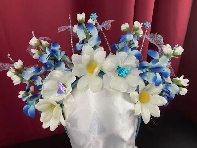 Pale Blue Flower Crown