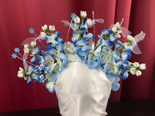 Pale Blue Flower Crown