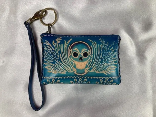 Grinning Sugar Skull Coin Purse