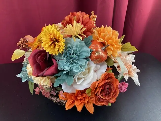 Basket Flower Arrangement