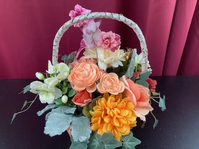 Hummingbird with Flowers 