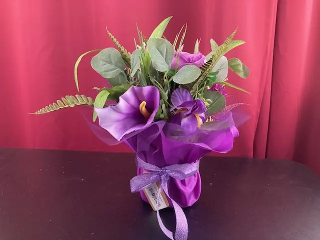 Purple and Green