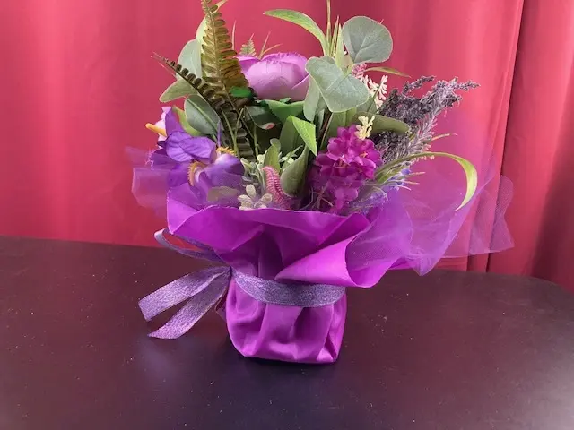 Purple and Green