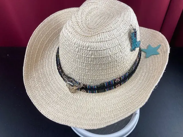 Tan Cowboy Straw Hat