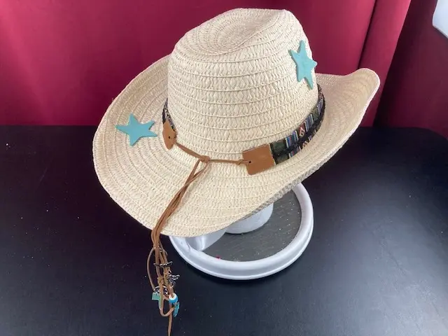 Tan Cowboy Straw Hat