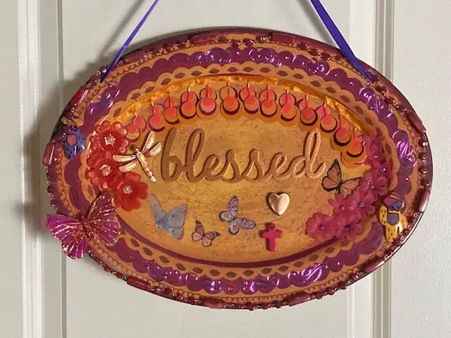 Decorated Platter-Blessed