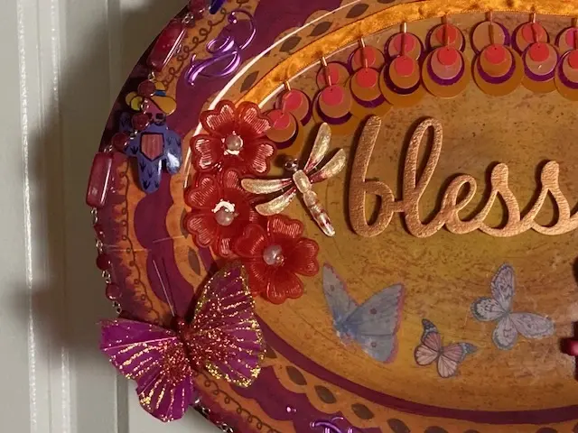 Decorated Platter-Blessed