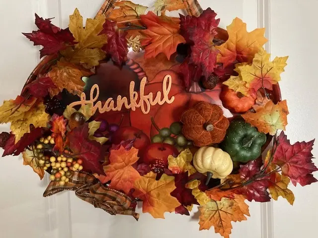 Decorative Thanksgiving Hanging Platter