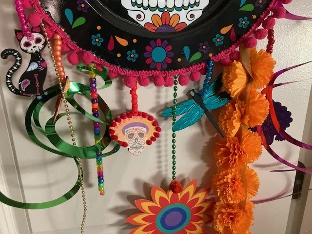 Hanging Sugar Skull Platter