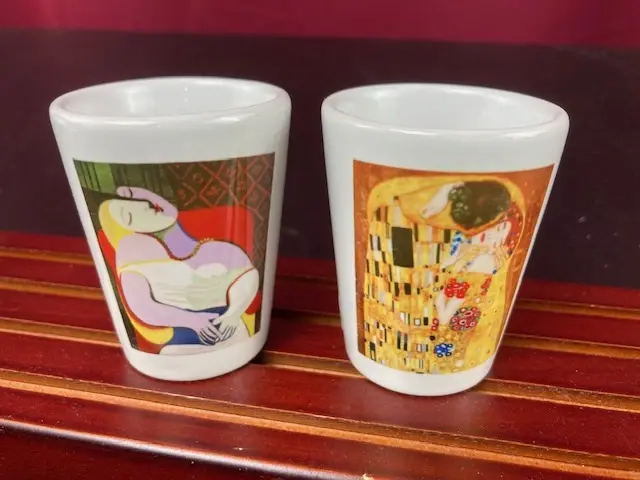Art Decorated Shot Glass
