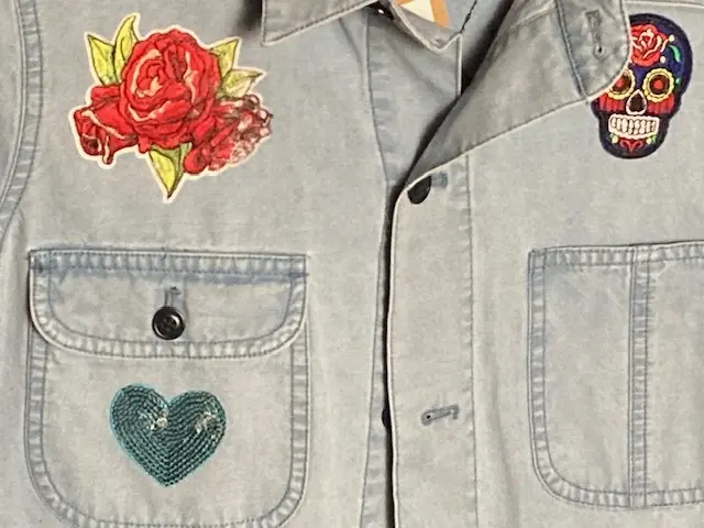 Sequined Winds Denim Jacket