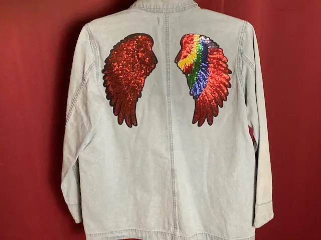 Sequined Winds Denim Jacket