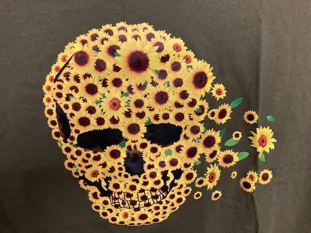 Shedding Daisy Sugar Skull T-Shirt