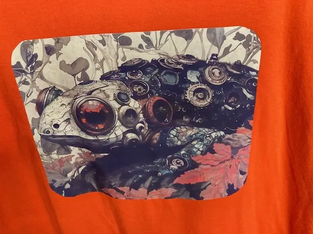 Orange T-Shirt with Frog