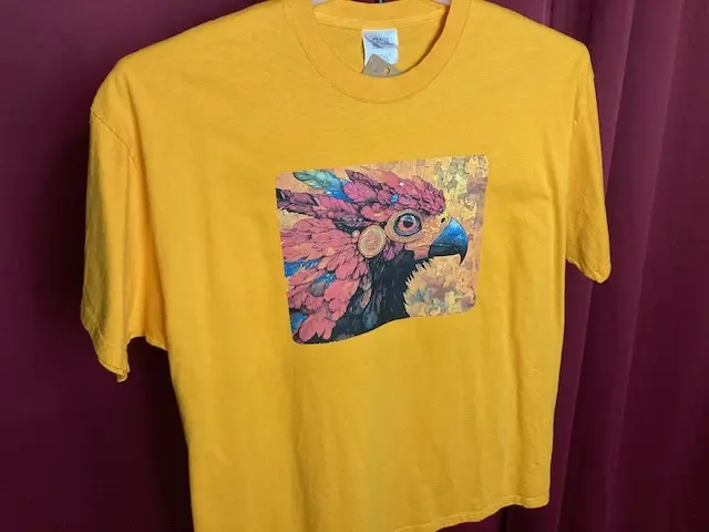 Orange Aztec Eagle