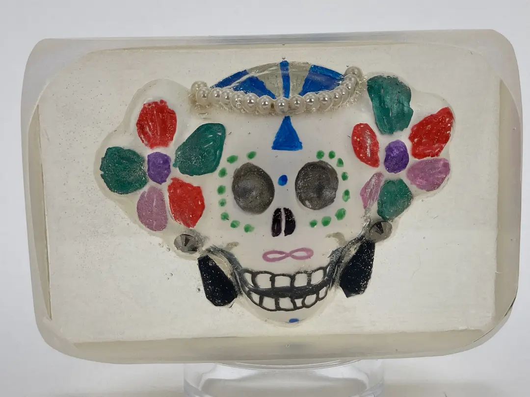 Rectangular Catrina Paper Weight 